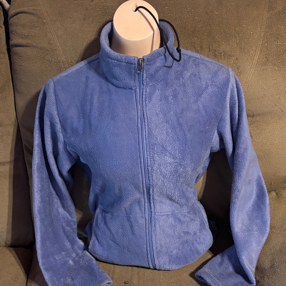 White Sierra Women's Soft Blue Teddy Jacket
